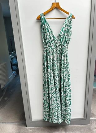 Purple Queen Green Paisley Grecian-Style Dress – Size 10/12 🌿, brand: Purple Queen, condition: New with tags, size: M / 38 / 10, €15.00, €16.45 includes Buyer Protection