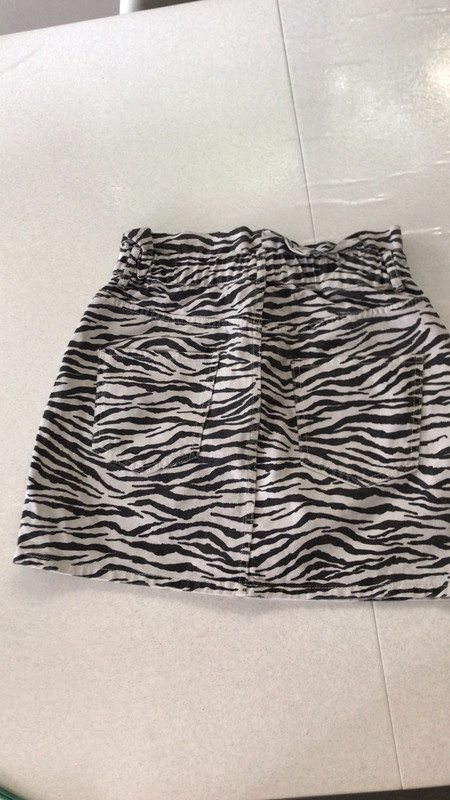 Jupe jeans zebre zara
