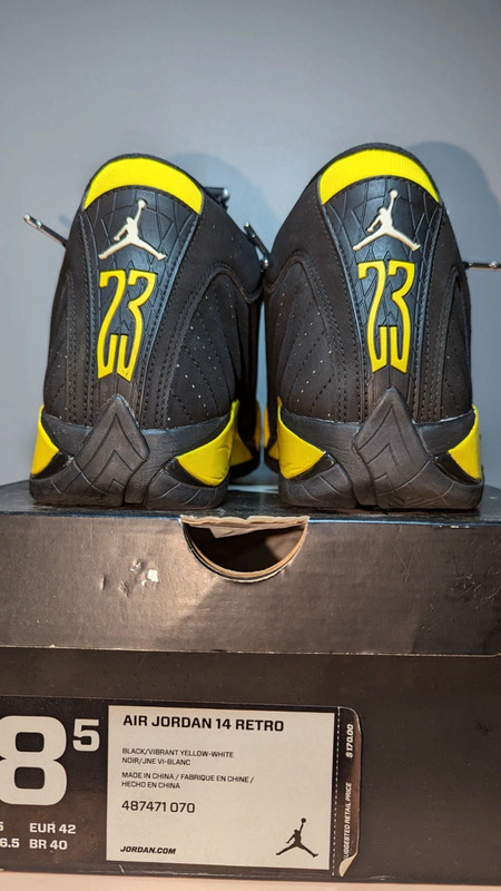 Size 8.5 Jordan 14 Retro Thunder 2014 Vinted