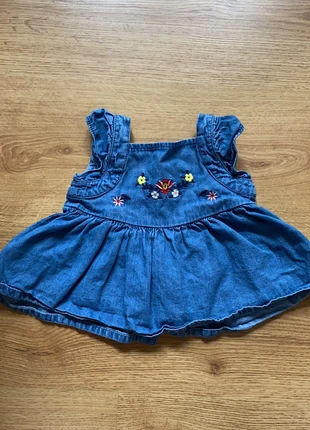 Blouse en jean boutchou 6 mois , merk: Bout'chou, staat: Heel goed, maat: 3-6 maanden / 62 cm, € 4,00, € 4,90 inclusief Kopersbescherming