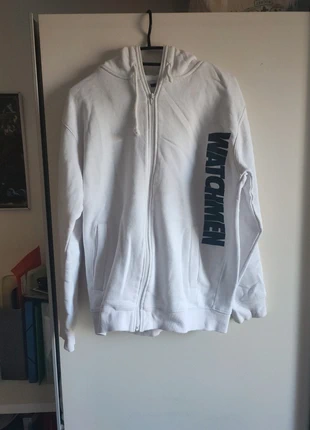 Veste à capuche blanche Roschach, marque: WATCHMEN, état: Très bon état, taille: M, 5,00 €, 5,95 € Protection acheteurs incluse