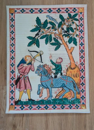 Grande Affiche Décorative avec Scène Médiévale, marke: Art, zustand: Neu, 10,00 €, 11,20 € inklusive Vinted-Käuferschutz