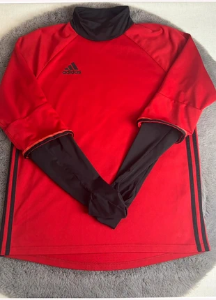 Haut technique running Adidas rouge et noir manches longues – Taille L Homme, brand: adidas, condition: Very good, size: L, €10.00, €11.20 includes Buyer Protection Pro