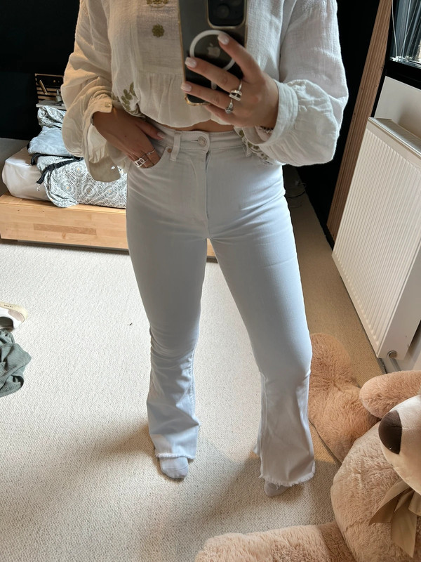 Pantalon blanc femme