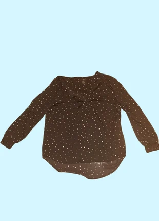 Blusenshirt H&M schwarz Sterne Galaxy Muster Gr 38, merk: H&M, staat: Heel goed, maat: M / 38 / 10, € 4,00, € 4,90 inclusief Kopersbescherming