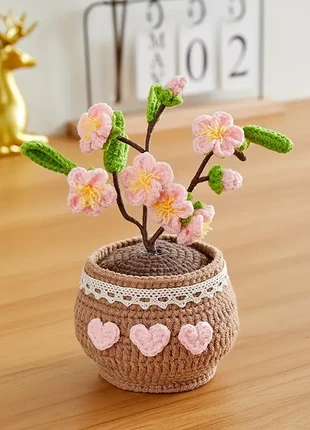 Peach Blossom Pot Decoration – Elegant & Everlasting Floral Accent, brand: Made In Italy, condizioni: Nuovo senza cartellino, €12.30, €13.62 include la Protezione acquisti
