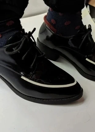 Scarpe Derby/Oxford Donna Stringate Vernice in Pelle, marca: Queen Helena, estado: Muito bom, tamanho: 39, €30.00, €32.20 inclui Proteção do Comprador