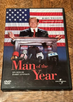 Man of the Year (DVD) - Robin Williams, Christopher Walken, Laura Linney, Jeff Goldblum, état: Très bon état, 7,00 €, 8,05 € Protection acheteurs incluse