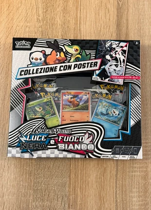 Pokemon luce nera fuoco bianco collezione con poster starter scarlatto e violetto box unima display, marke: Pokémon, zustand: Neu, mit Etikett, 28,60 €, 30,73 € beinhaltet Vinted-Käuferschutz Pro