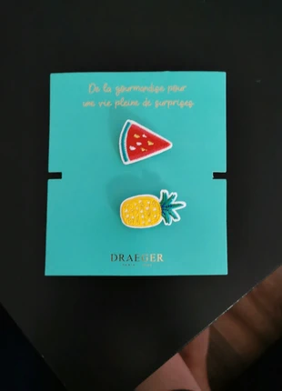 Broche pastèque et ananas , brand: Draeger, condition: New with tags, €3.60, €4.48 includes Buyer Protection