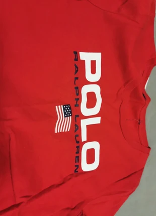 t-shirt polo rouge, brand: Polo Ralph Lauren, condition: Good, size: M / 38 / 10, €3.99, €4.89 includes Buyer Protection