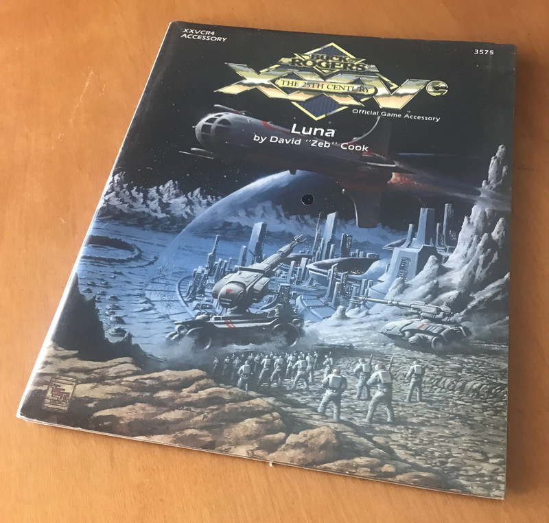 Buck Rogers XVVc The 25h Century RPG Luna Supplement Expansion 1991 - Nuovo Sigillato - New Sealed 1