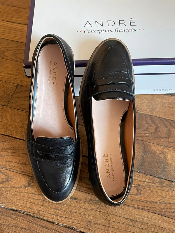 Chaussures mocassin noir Andre Vinted