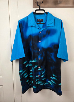 Chemise poisson taille XL bleu Vintage, marque: Vintage Dressing, état: Très bon état, taille: XL, 14,90 €, 16,35 € Protection acheteurs (Pro) incluse