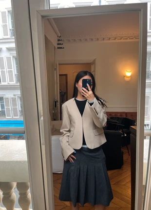 OEA cropped blazer jacket beige, brand: OEA, condition: Very good, size: S / 36 / 8, €69.00, €73.15 includes Buyer Protection Pro