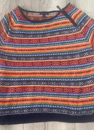 Pull vintage Tommy Hilfiger col zip multicolore Taille L, marke: Tommy Hilfiger, zustand: Sehr gut, größe: L, 10,00 €, 11,20 € inklusive Vinted-Käuferschutz