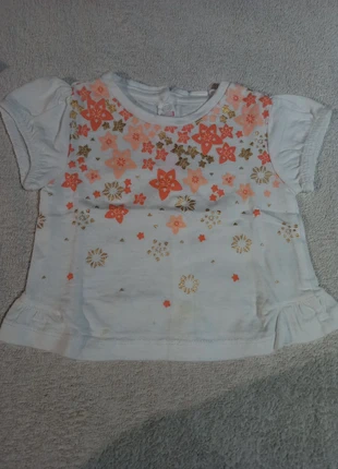T-shirt manches courtes , brand: Baby by Gémo, condition: Very good, size: 1-3 months / 56 cm, €1.50, €2.28 includes Buyer Protection