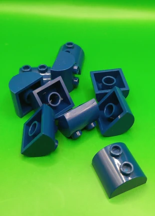 Lot de 15 Slope, Curved Dark Blue 2 x 2 (référence : 30165), marca: LEGO, estado: Muito bom, tamanho: Tamanho único, €1.00, €1.75 inclui Proteção do Comprador Pro