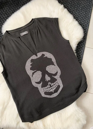 Sublime pull Skull sans manche Zadig & Voltaire, marque: Zadig & Voltaire, état: Très bon état, taille: S / 36 / 8, 80,00 €, 84,70 € Protection acheteurs incluse