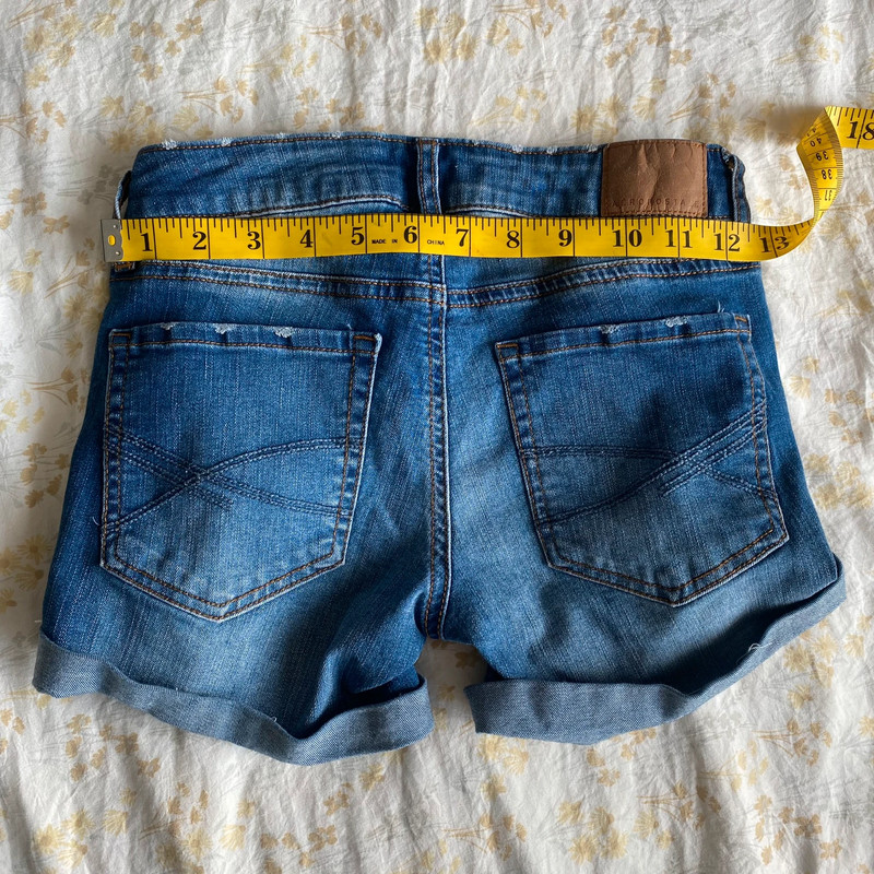 Aeropostale Ripped Denim Jean Shorts 4