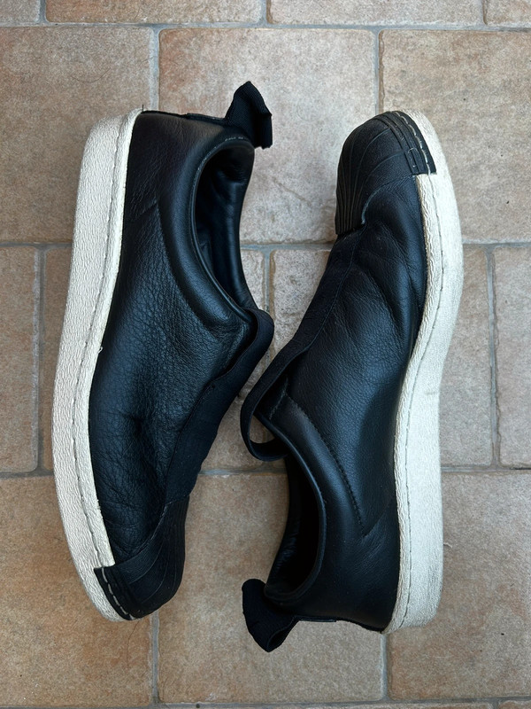 Adidas superstar slip on w black sales