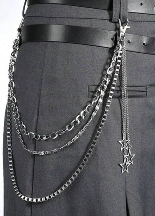 Chaîne de pantalon en étoile y2k, marque: CHROME, état: Très bon état, 10,00 €, 11,20 € Protection acheteurs incluse