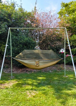 Hamac double 300×200 cm avec moustiquaire – neuf, camping et jardin, marca: Hamac, estado: Nuevo con etiquetas, 68,00 €, 72,10 € Protección al comprador incluida