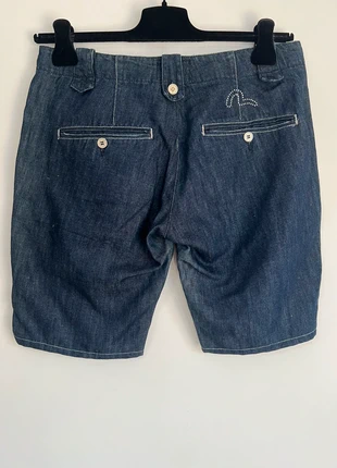 Evisu blue navy denim shorts Jorts S strass, marke: Evisu, zustand: Sehr gut, größe: S / 36 / 8, 35,00 €, 37,45 € inklusive Vinted-Käuferschutz