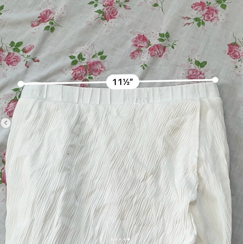 cream shirred textured wrap front drape midi skirt 5