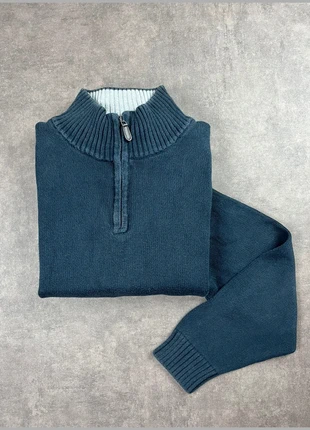 Pull 1/4 zip L.L. Bean Marine en Maille Coton - L homme - Half zip, brand: L.L. Bean, condition: Very good, size: L, €20.00, €21.70 includes Buyer Protection Pro