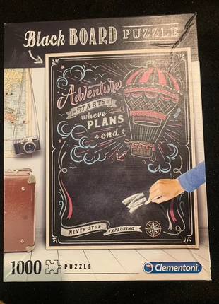 Puzzle 1000 pièces « black board », marque: Clementoni, état: Très bon état, 5,00 €, 5,95 € Protection acheteurs incluse