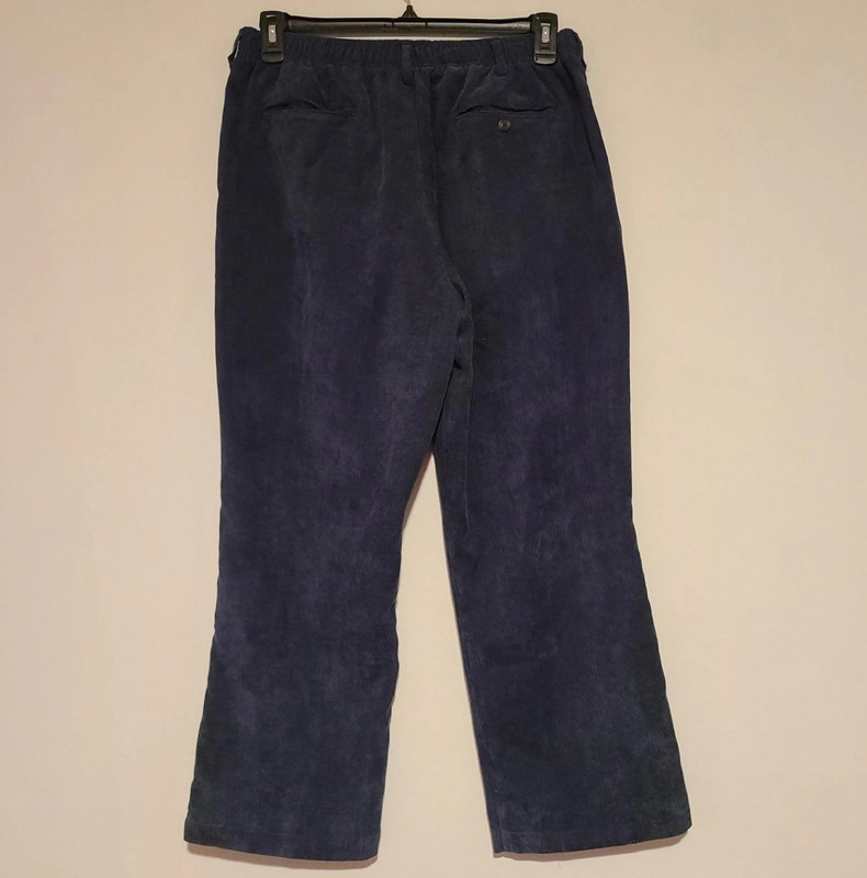 Men'S Vintage Stag Hill Haband Navy Corduroy Pants 38 Xs 2