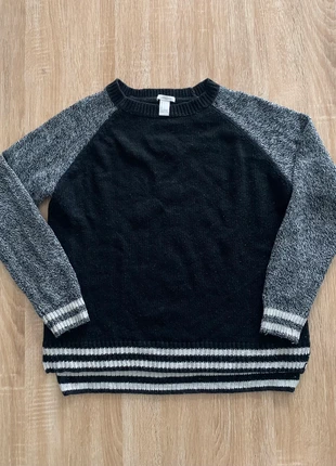 Pull raglan noir et gris - Forever 21, brand: Forever 21, condizioni: Ottime, taglia: S / IT 40 / EU 36, €6.00, €7.00 include la Protezione acquisti