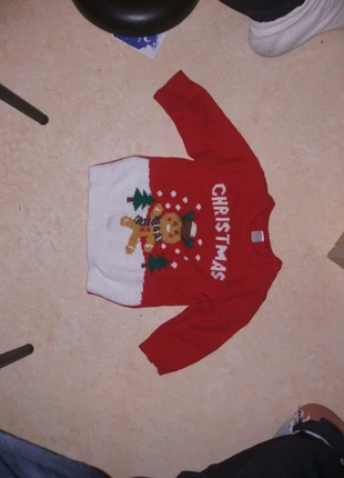 Manche longue noël garçon 6 mois, brand: Tex Baby, condition: Very good, size: 6-9 months / 68 cm, €2.00, €2.80 includes Buyer Protection