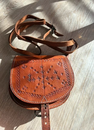 Leren schoudertas, marque: geen merk, état: Neuf sans étiquette, 17,50 €, 19,08 € Protection acheteurs incluse