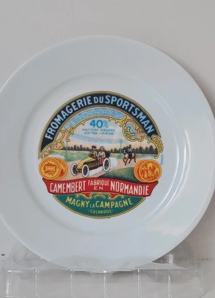Assiette publicitaire vintage 80-90's, Fromagerie du Sporstman- Porcelaine Yves Deshoulières, marke: Yves deshoulieres, zustand: Sehr gut, 7,50 €, 8,58 € inklusive Vinted-Käuferschutz