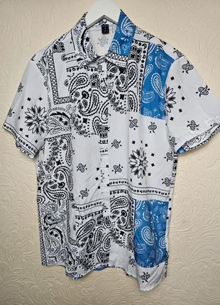 Mens Romwe Paisley Design short sleeved shirt, brand: Romwe, condition: Very good, size: M, £5.00, £5.95 includes Buyer Protection