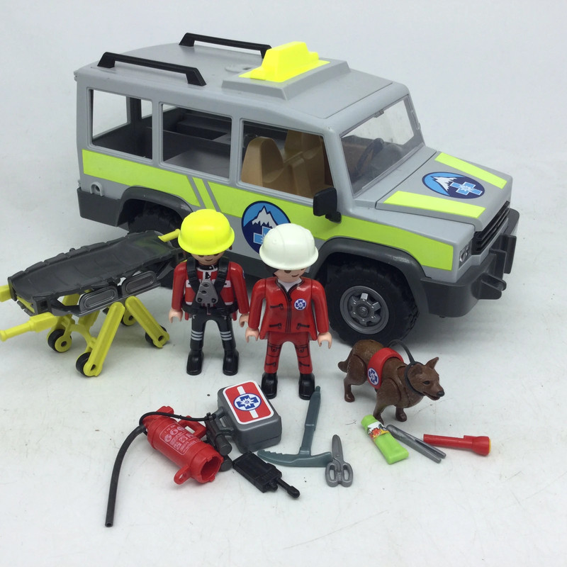 Playmobil Action - Véhicule de secours en montagne