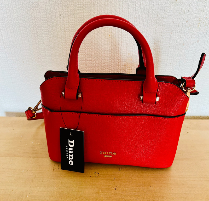 Dune sale red handbag