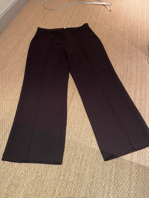 Pantalon habillé marron foncé 1