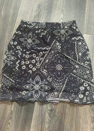 daisy street black purple paisley mini skirt sheer, brand: Daisy Street, condition: Very good, size: M / UK 12-14, £1.00, £1.75 includes Buyer Protection
