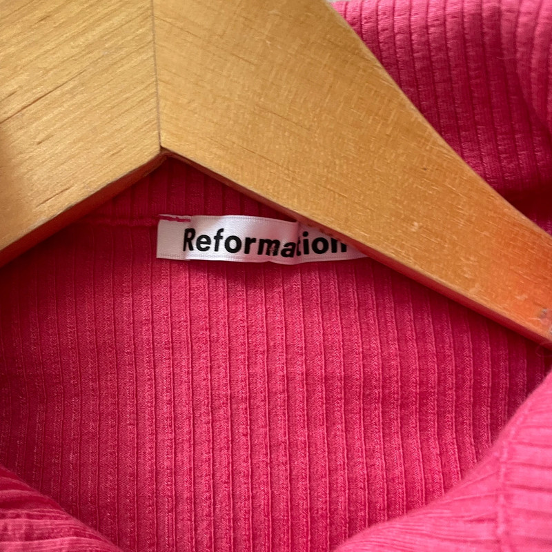 Reformation Elin knit top in pink 3