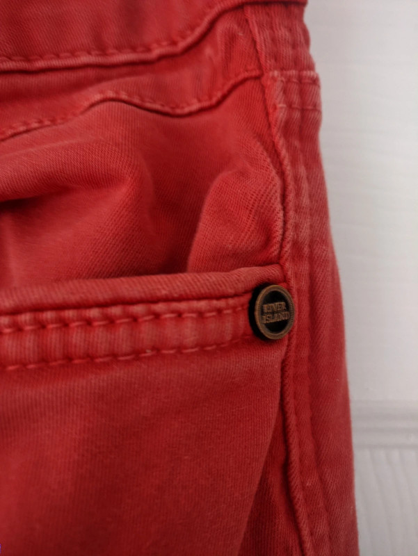 Red jeans clearance river island