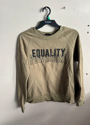 Sweat Jennyfer kaki, marca: Jennyfer, estado: Muy bueno, tamaño: S / 36 / 8, 6,00 €, 7,00 € Protección al comprador incluida