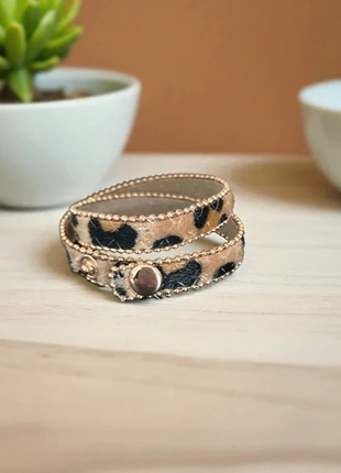Bracelet léopard et doré, marca: Boutique privée, estado: Muito bom, €5.00, €5.95 inclui Proteção do Comprador