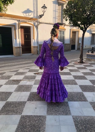 Traje de flamenca morado, marque: Flamenca, état: Très bon état, taille: XXL / 44 / 16, 100,00 €, 105,70 € Protection acheteurs incluse