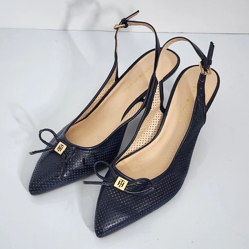 Tommy Hilfiger Slingback Pumps Blue Size 6m