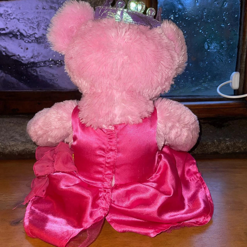 Build a Bear Pink Disney Princess Teddy Bear Plush Soft Toy