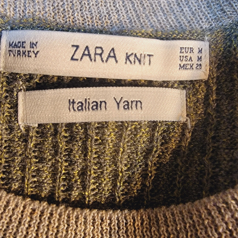 Zara Italian Yarn Knit Sweater- Size M 2