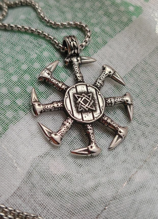 collier Kolovrat "Svalog" Dieu du feu en argent, merk: VikingSilver, staat: Heel goed, € 24,00, € 25,90 inclusief Kopersbescherming